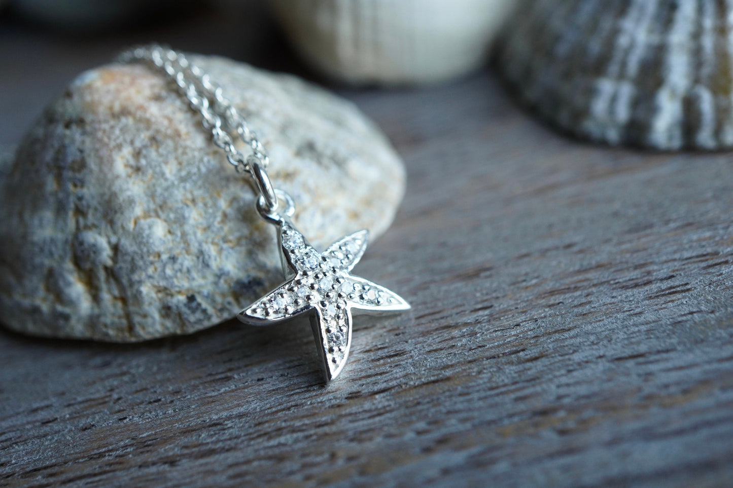 Starfish Sterling Silver Delicate Necklace * Summer jewellery * Nautical * Beach jewellery
