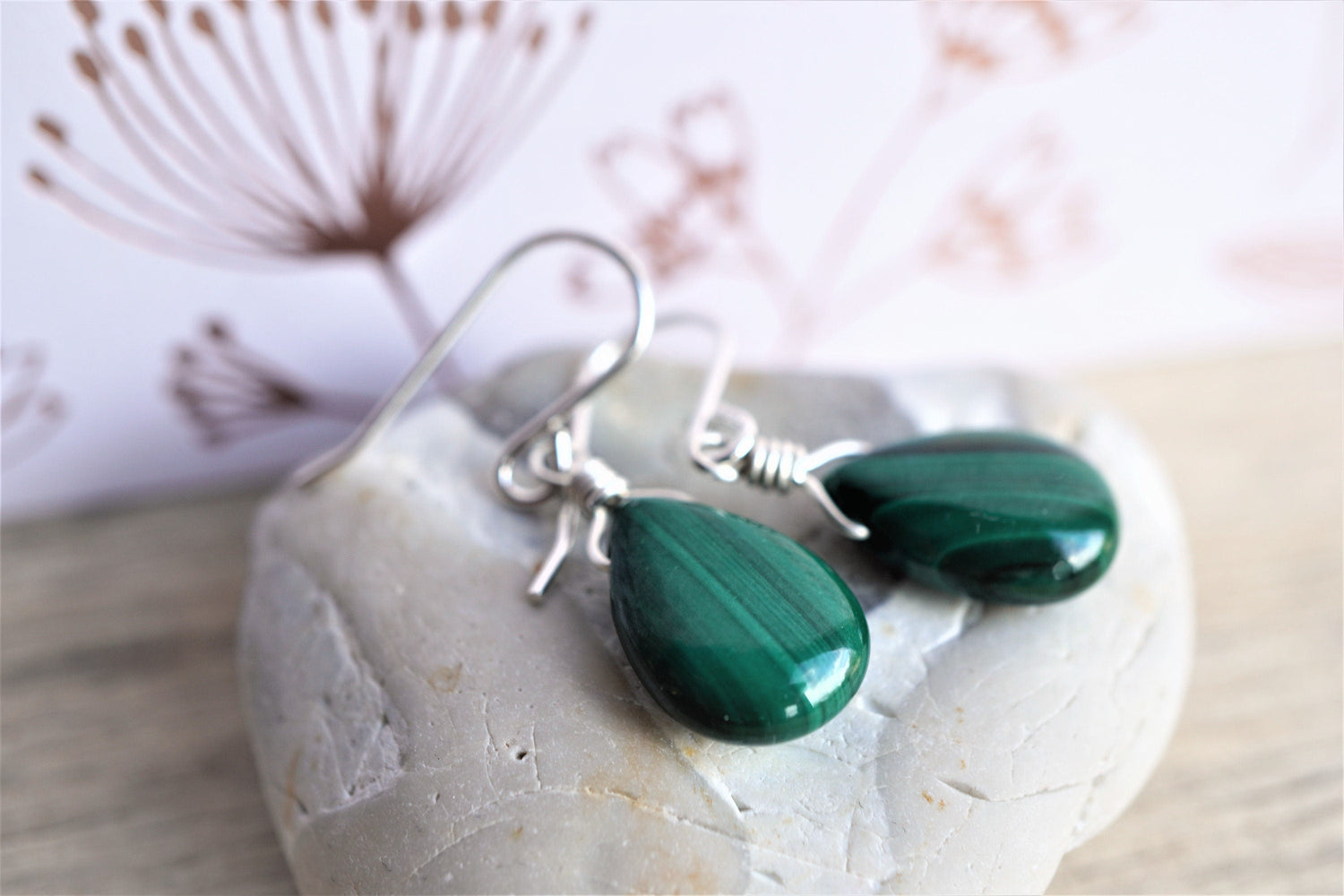 Gemstone earrings
