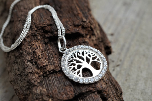 Sterling Silver Tree of Life Necklace * Gift for her * Bridesmaid Gift * Tree necklace