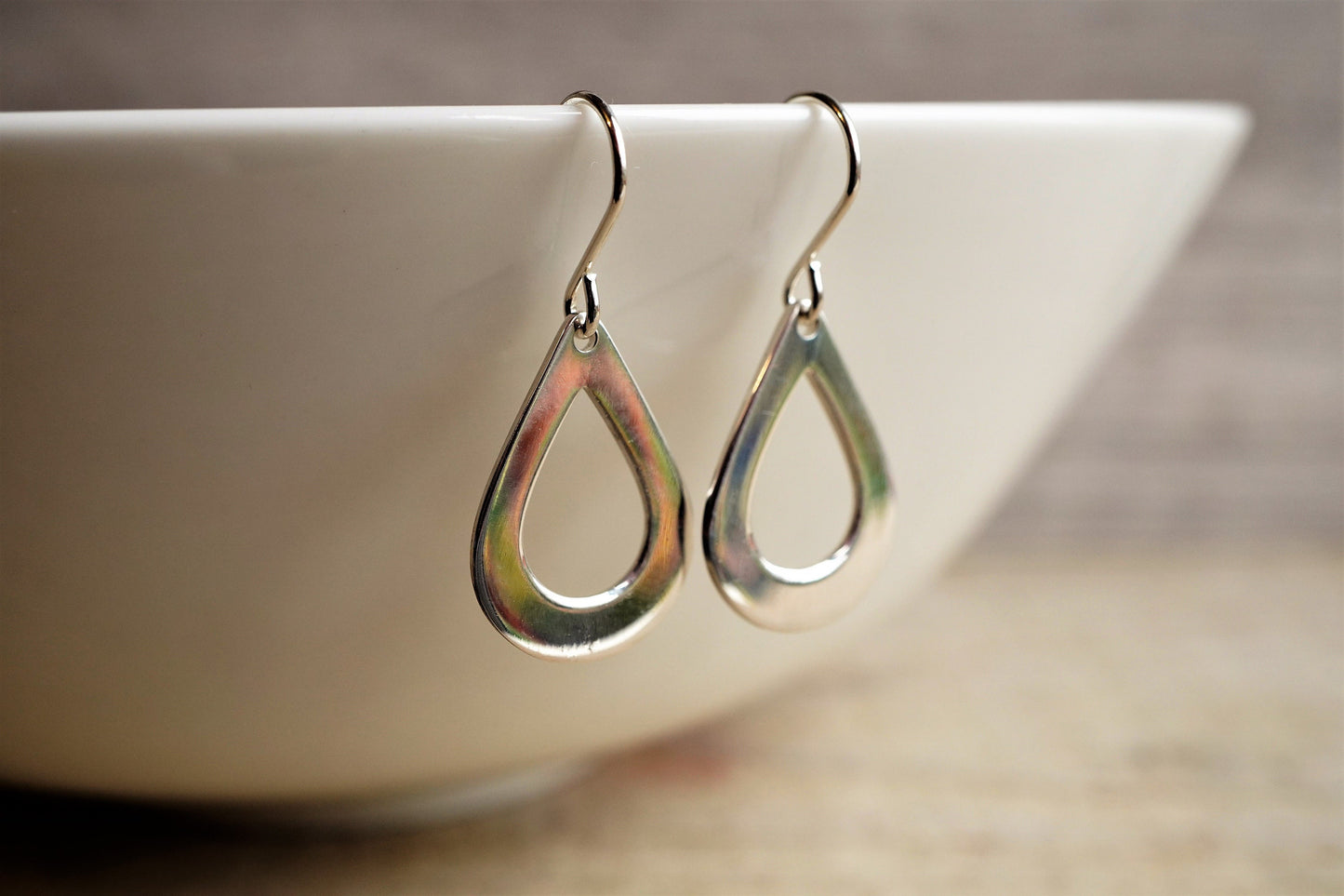 Sterling Silver Drop Delicate Necklace *Minimalist necklace * Gift for her * Feminine * Layered necklace