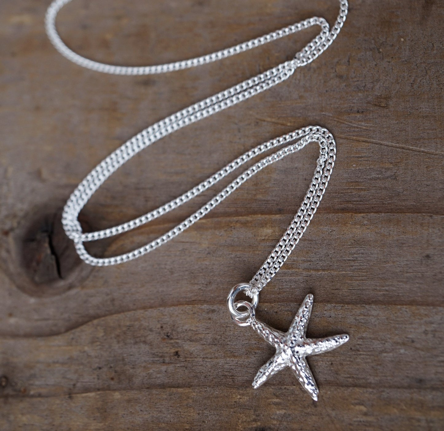 Starfish Sterling Silver Delicate Necklace * Summer jewelry * Nautical necklace * Beach jewellery
