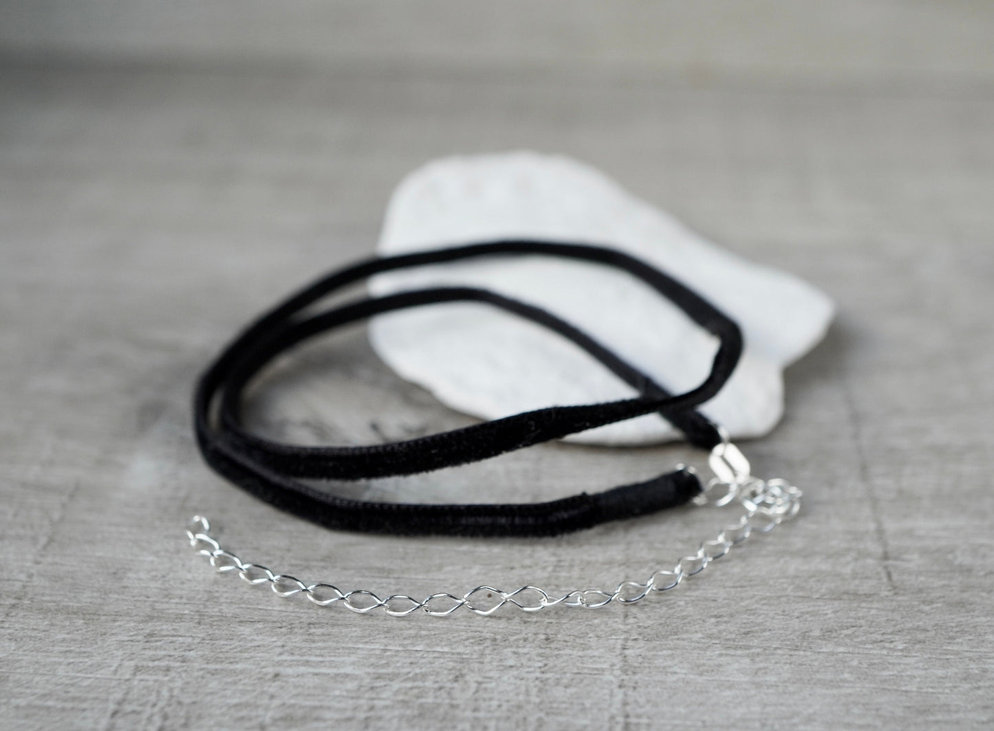 Black Velvet Choker * Black necklace *