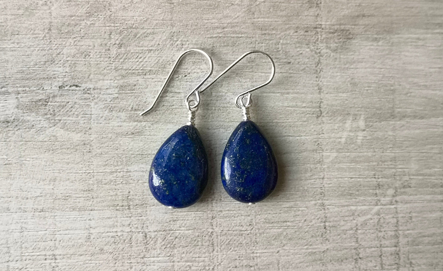 Lapis Lazuli Gemstone Drop Earrings * Lapis earrings * Gift for her * December Birthstone