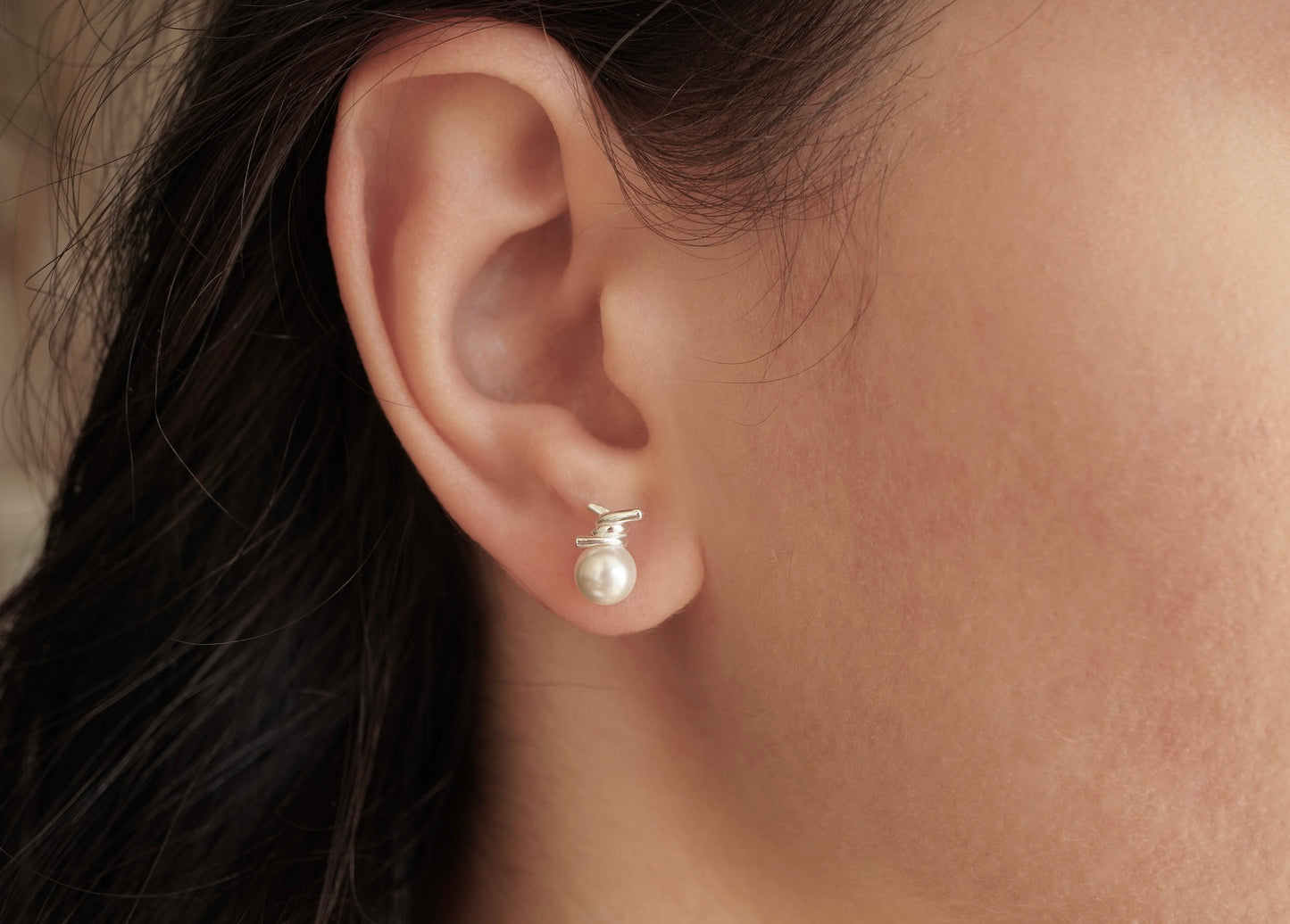 Cute Small Pearl Stud Earrings * Bridesmaid gift  * Pearl earrings * Gift for her