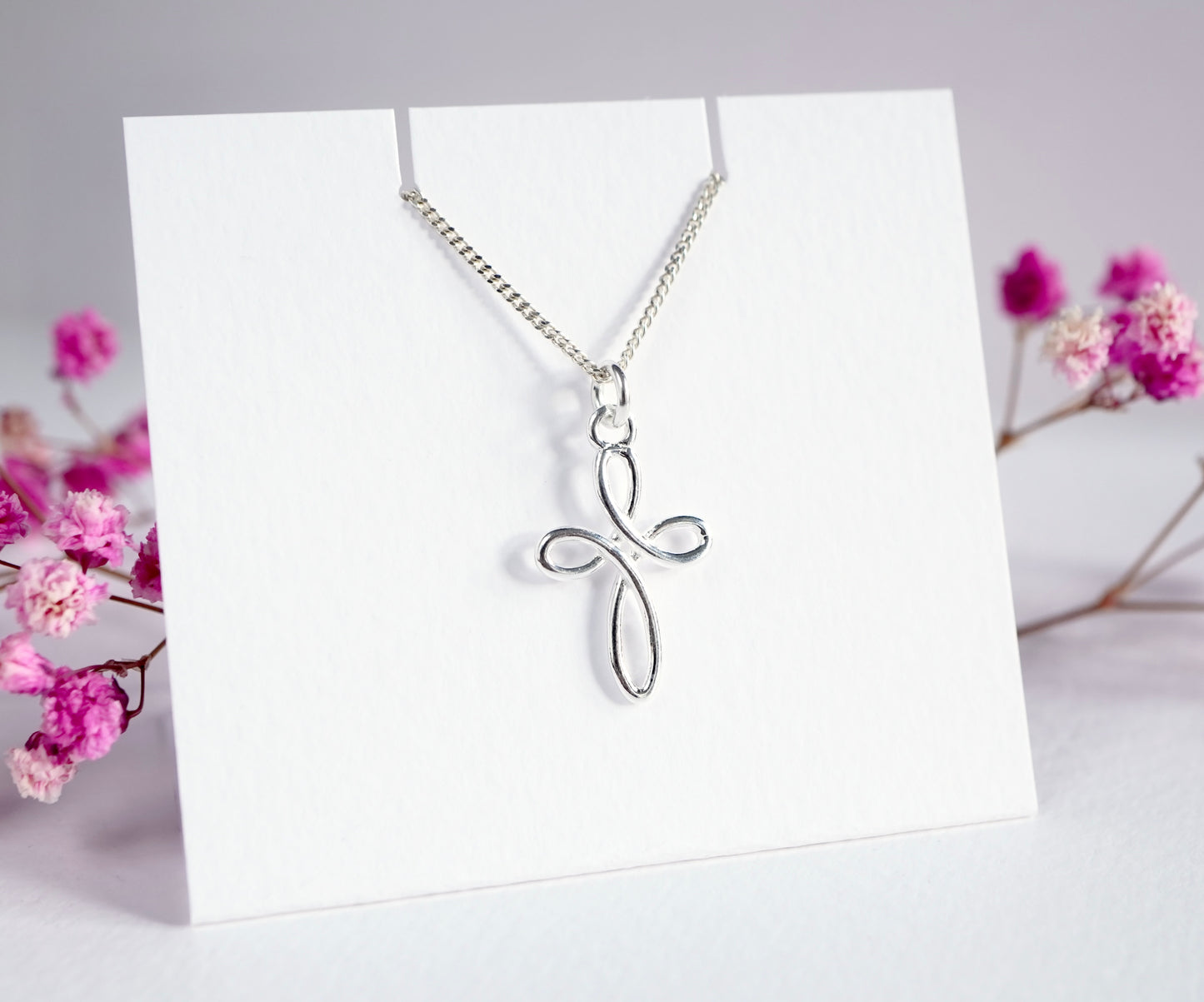 Celtic Infinity Cross Sterling Silver Bracelet * Mothers Bracelet * Eternity cross * Dainty jewelry*  Gift For Her*