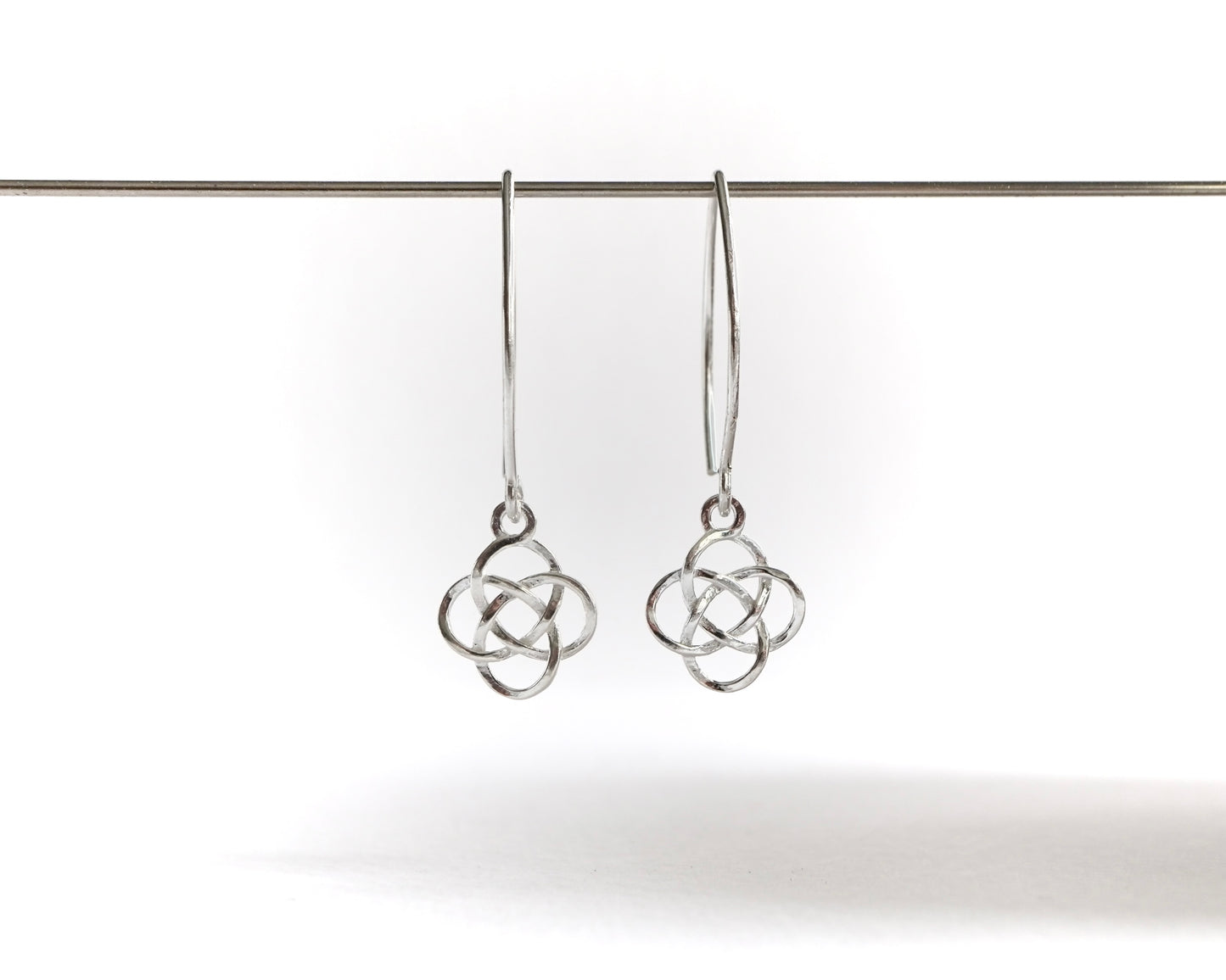 Sterling Silver Celtic Knot Long Earrings * Celtic Jewellery * Knot Earrings  * Irish jewelry