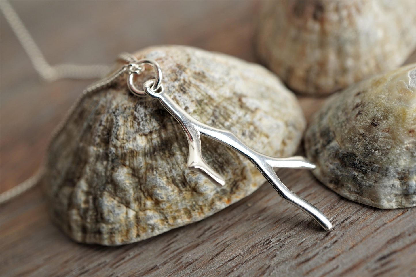 Sterling Silver Coral Necklace * Gift for her * Ocean jewellery