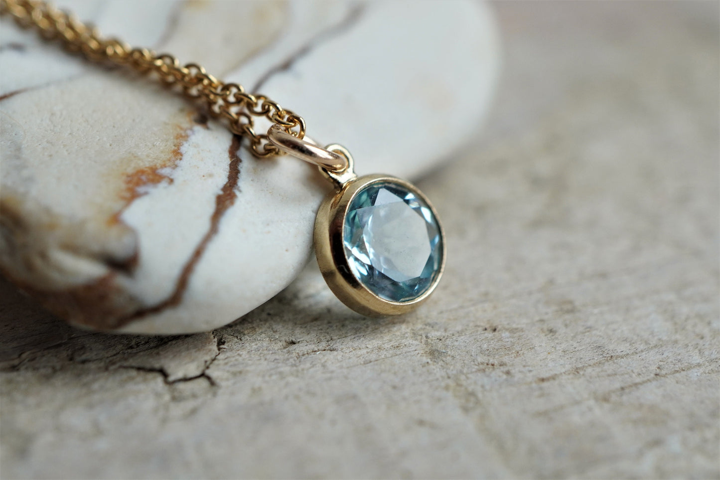 Topaz Gold Filled Necklace * November Birthstone * Dainty jewellery * Gift for her * Feminine
