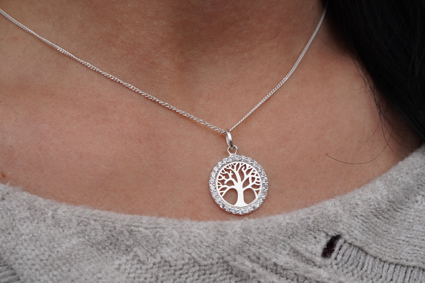 Sterling Silver Tree of Life Necklace * Gift for her * Bridesmaid Gift * Tree necklace