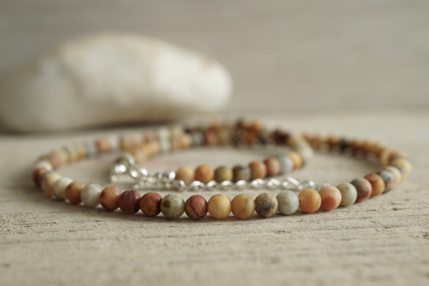 Agate Necklace * Earth colour necklace * Multicolour necklace * Layered necklace