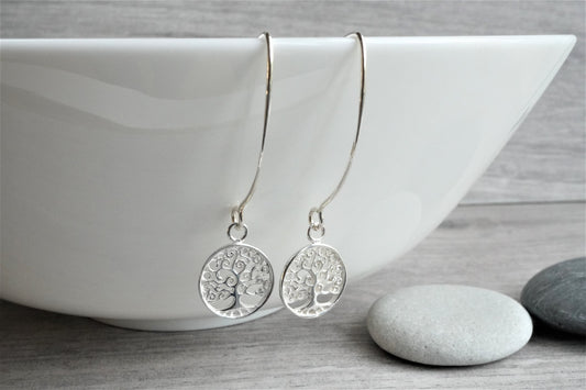Sterling Silver Tree of Life Earrings * Gift for her * Bridesmaid Gift * Celtic Tree jewellery