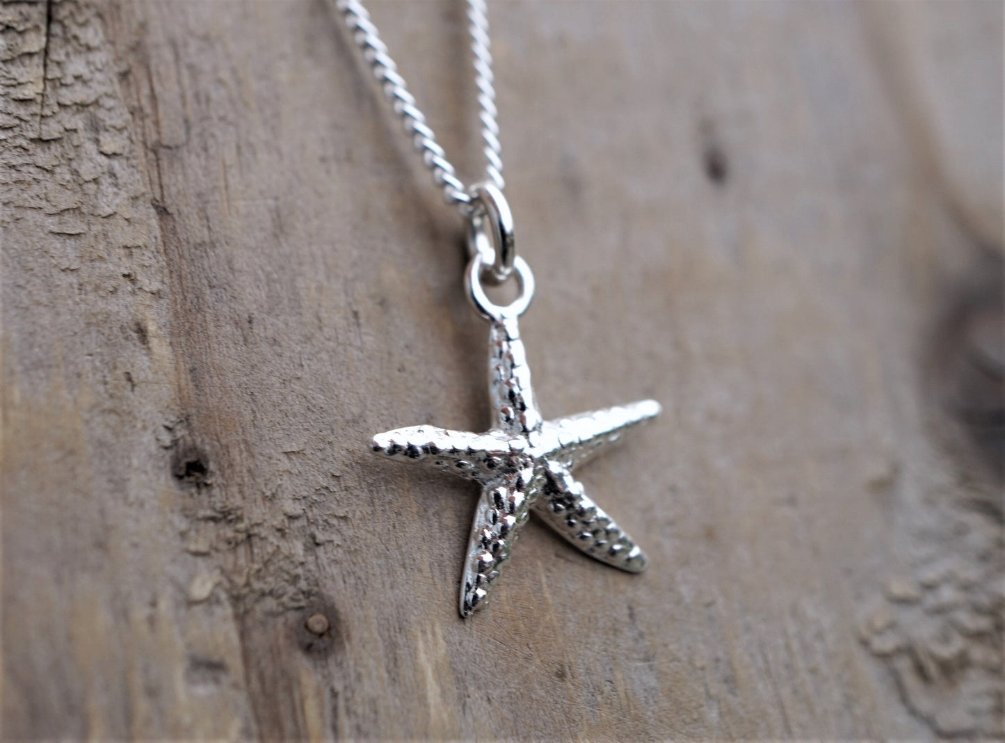 Starfish Sterling Silver Delicate Necklace * Summer jewelry * Nautical necklace * Beach jewellery