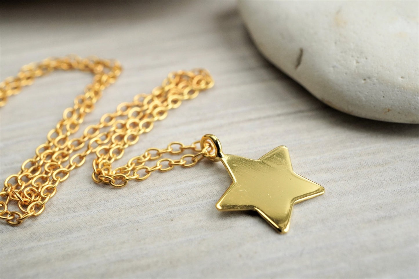 Silver star necklace * Gift for her  * Star necklace