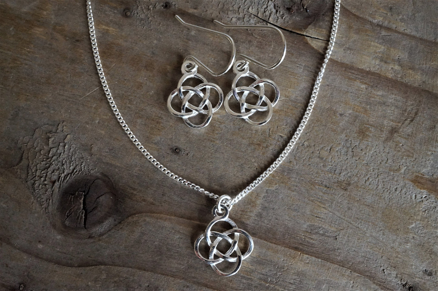 Celtic Knot Sterling Silver Necklace* Celtic Jewelry * Knot Necklace* Irish jewelry