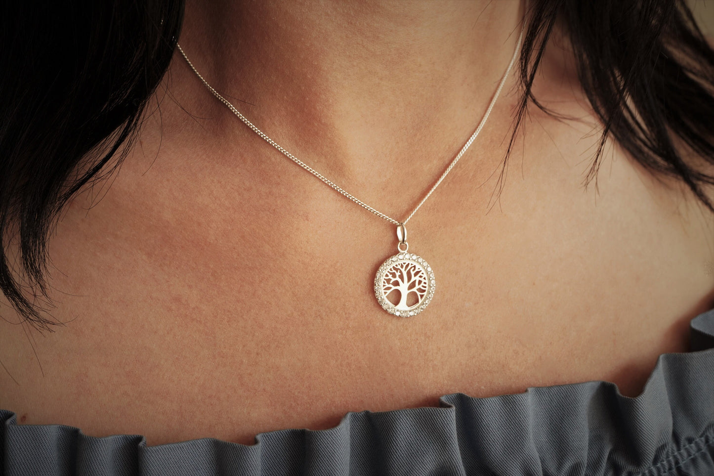 Sterling Silver Tree of Life Necklace * Gift for her * Bridesmaid Gift * Tree necklace