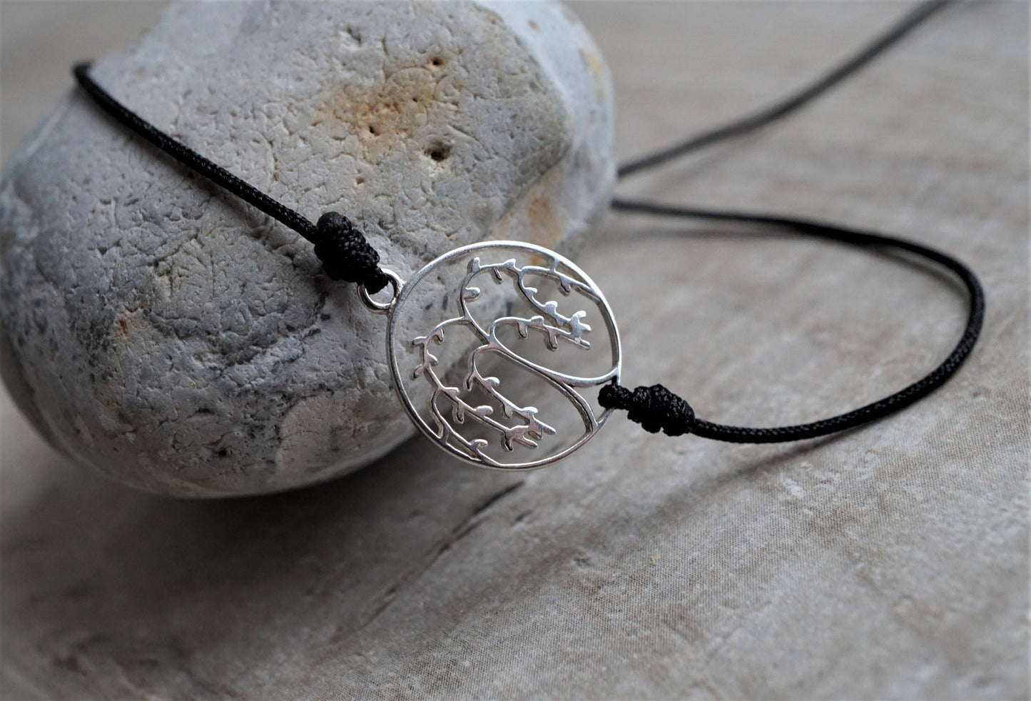 Willow Tree Sterling Silver Dainty Cord Bracelet * Feminine * Layered Bracelet * Gift for her