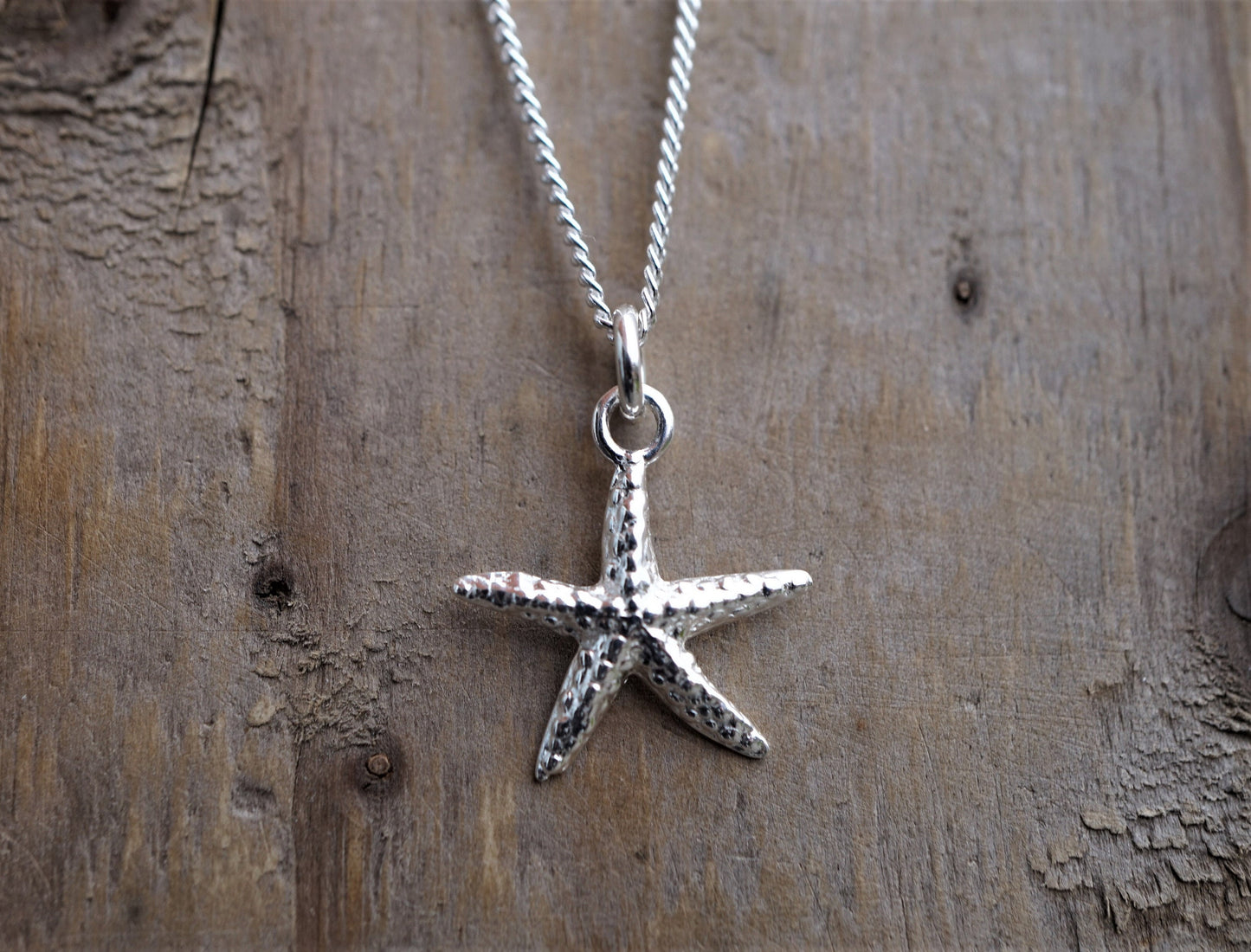 Starfish Sterling Silver Delicate Necklace * Summer jewelry * Nautical necklace * Beach jewellery