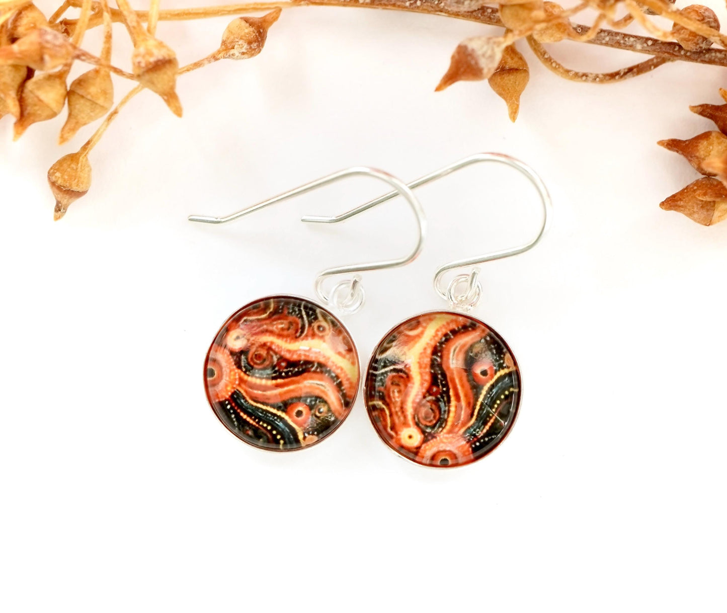 Colourful Sterling Silver Necklace * Gift for her* Pendant necklace