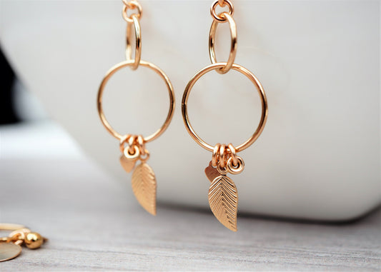 Beautiful Gold Filled Earrings * Gift for her * Feminine Earrings * 14K Gold Filled jewellery