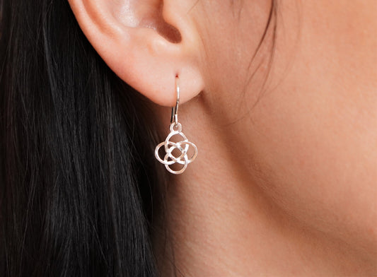 Sterling Silver Celtic Knot Earrings * Celtic Jewelry * Knot Earrings  * Irish jewelry