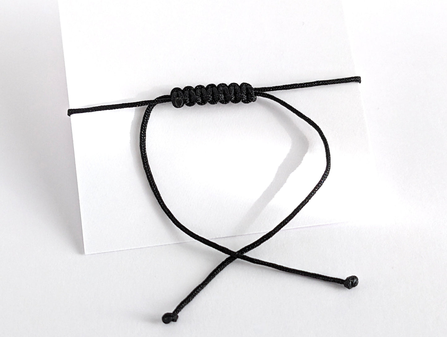 Sterling Silver Double Heart Black Cord Bracelet* Friendship bracelet* Dainty* Feminine* Love*