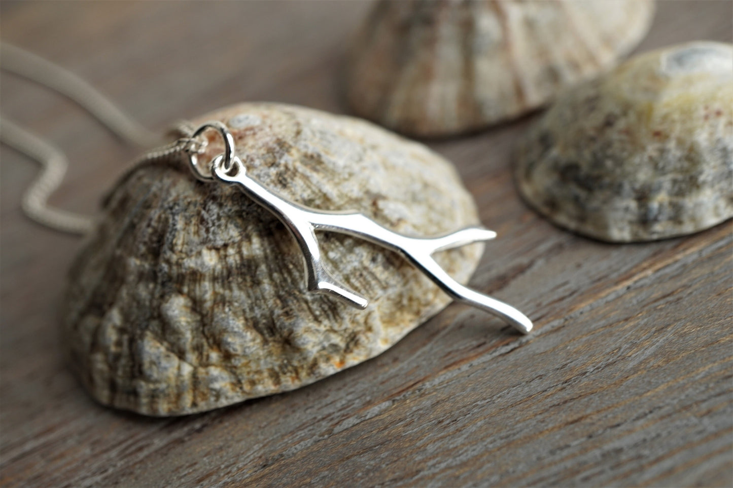 Sterling Silver Coral Necklace * Gift for her * Ocean jewellery