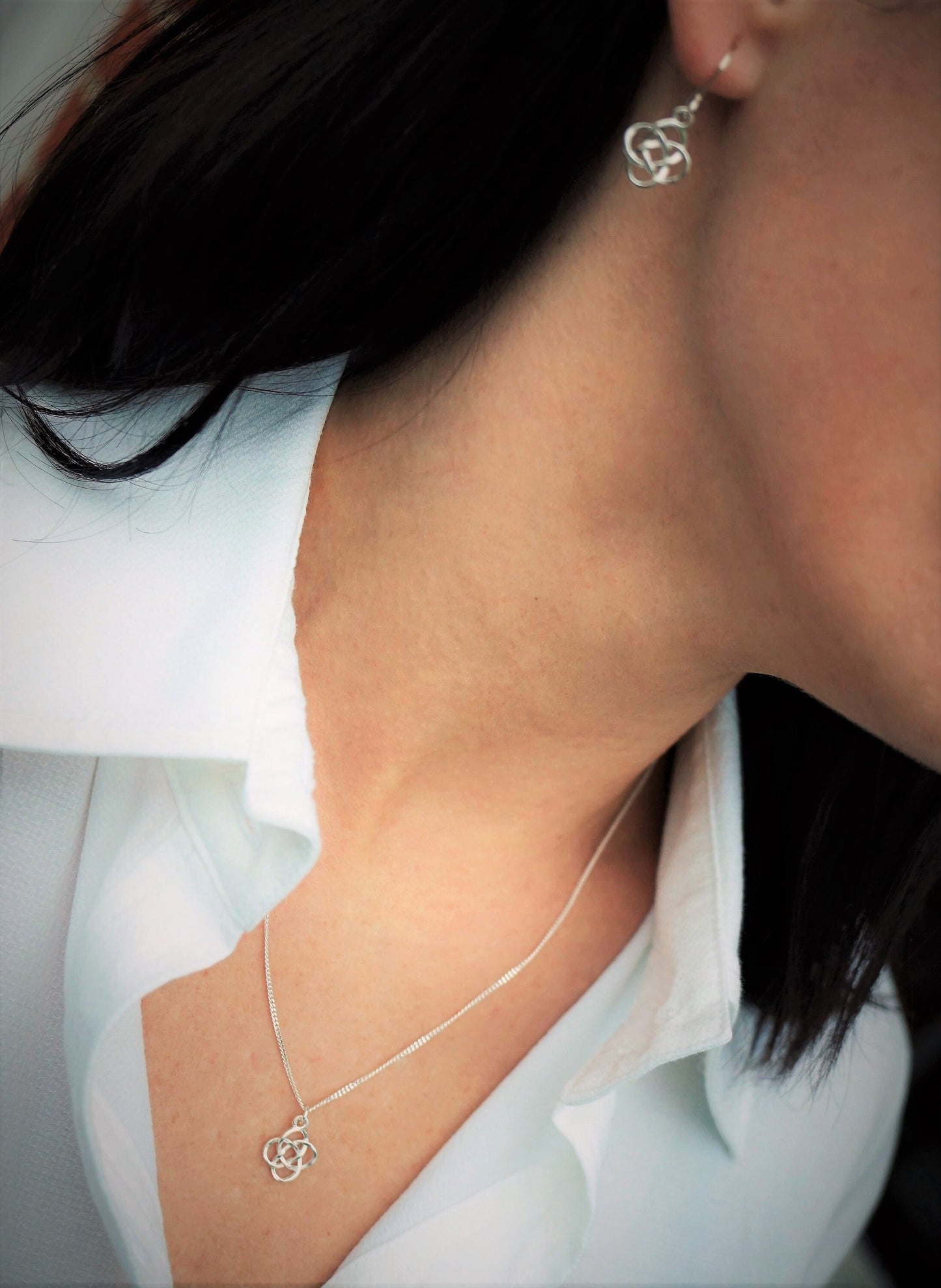 Sterling Silver Celtic Knot Bracelet * Celtic Jewelry * Dainty Bracelet *  Gift For Her