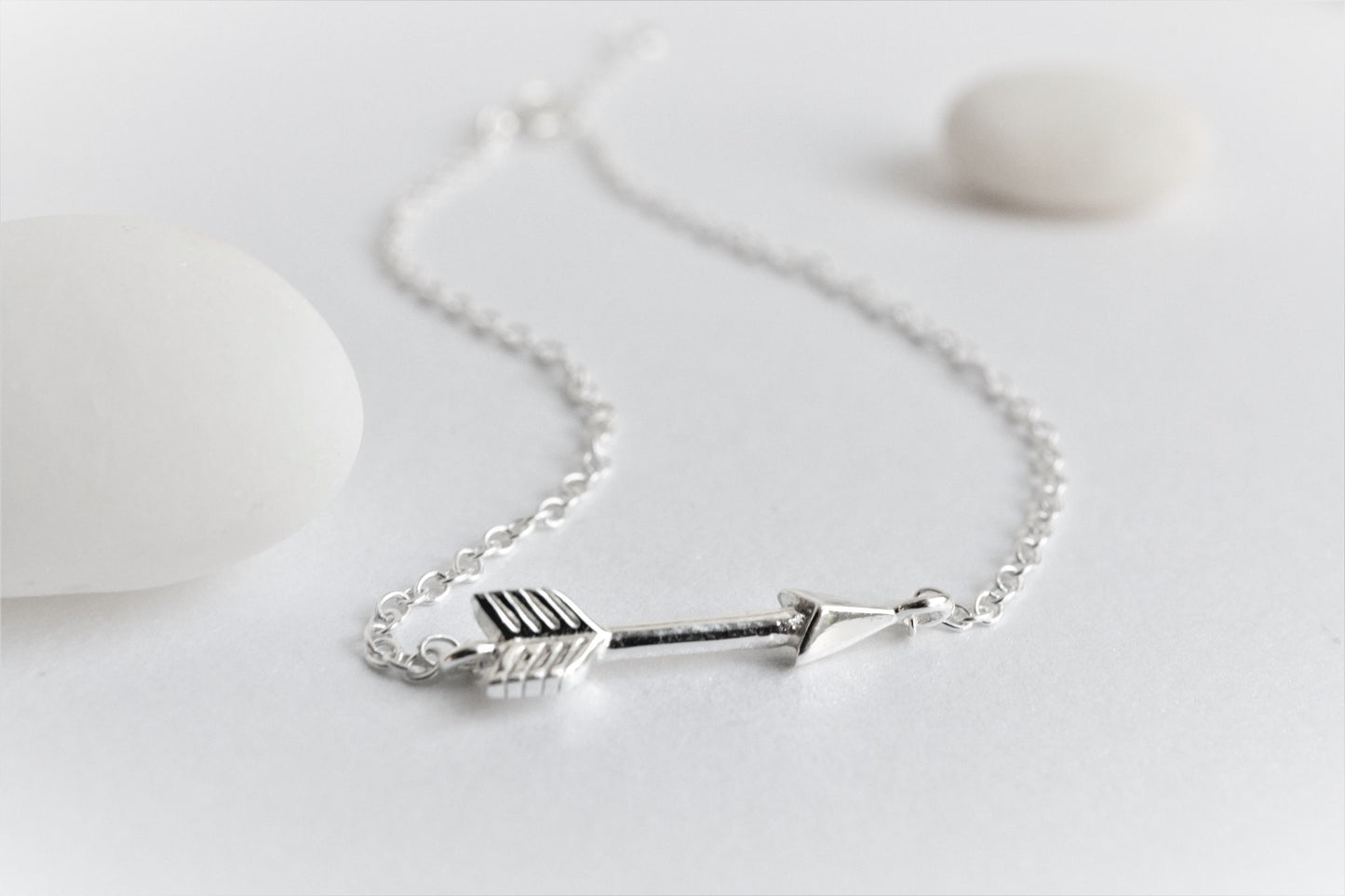 Arrow Sterling Silver Dainty Necklace* Feminine* Layered necklace* Arrow jewelry