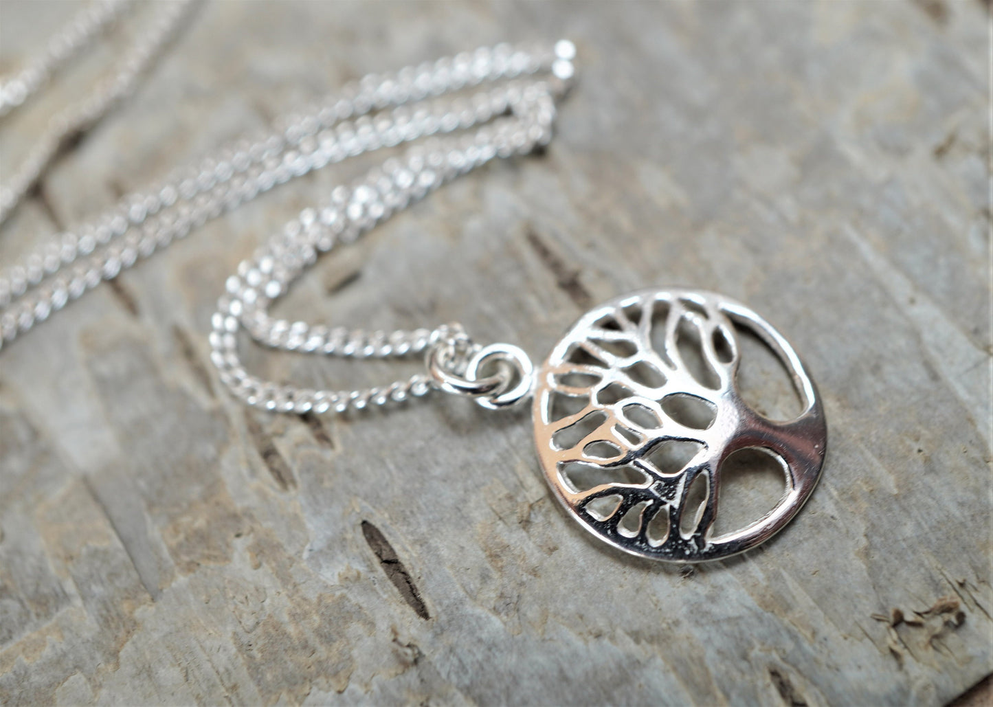 Sterling Silver Tree of Life Necklace * Gift for her * Bridesmaid Gift * Tree necklace