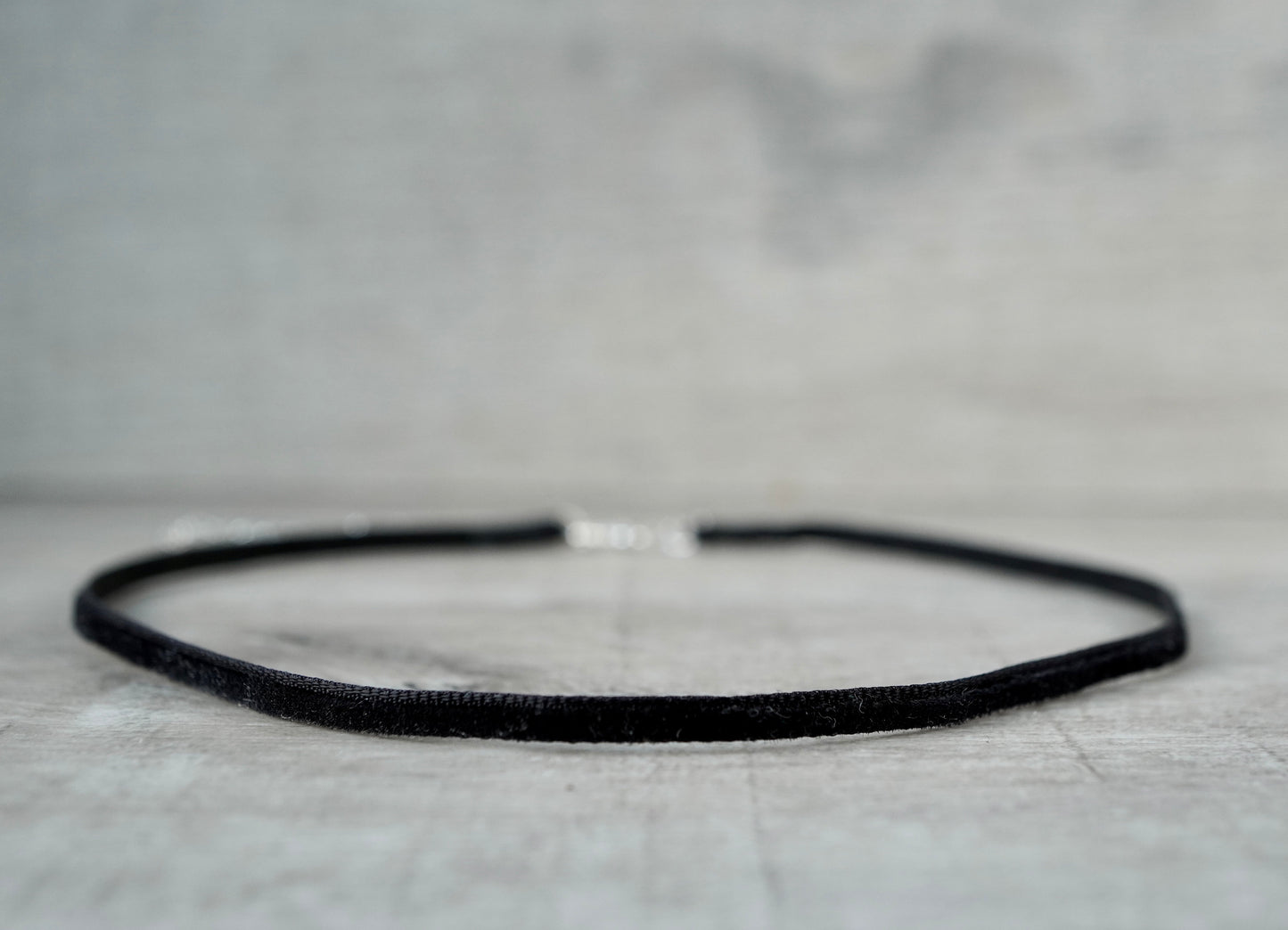 Black Velvet Choker * Black necklace *