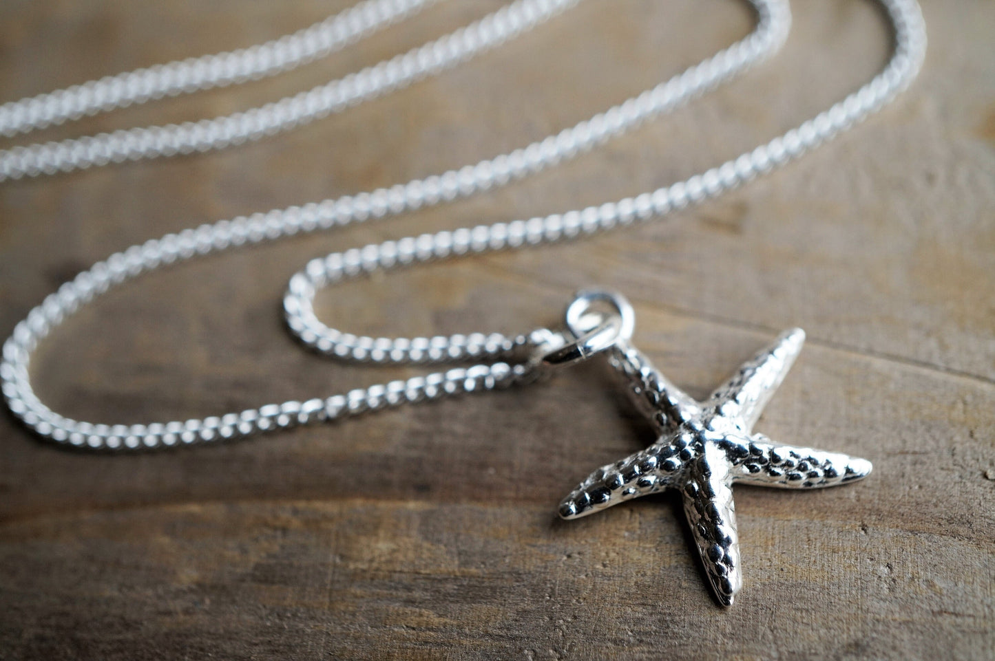Starfish Sterling Silver Delicate Necklace * Summer jewelry * Nautical necklace * Beach jewellery